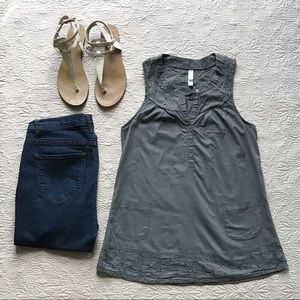 Xhilaration Eyelet Tank